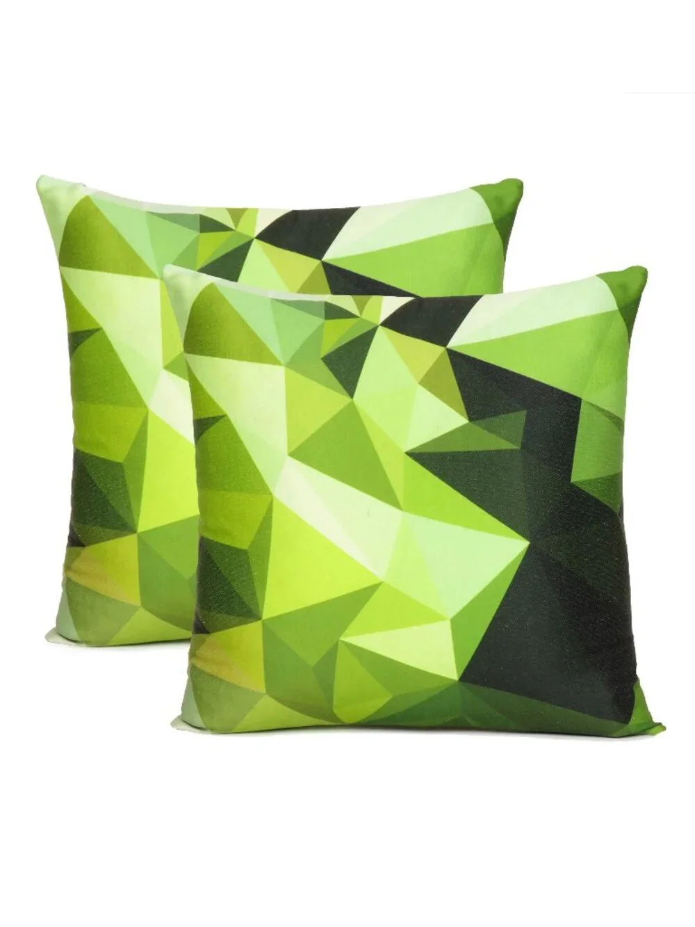 Oussum Geometric Printed Cushion Cover Cotton Accent Pillow Cover Set of 2